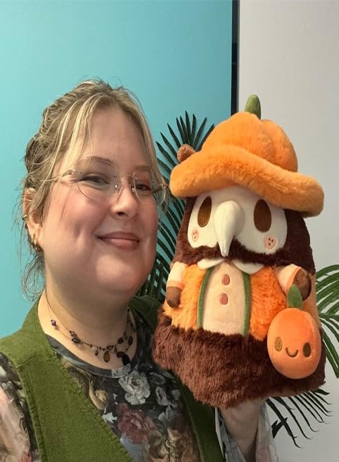 سكويشابل دمية قابلة للضغط - طبيب الطاعون الصغير بنكهة اليقطين - من مجموعة طبيب الطاعون الغامض - 10.5 بوصة - دمية محشوة قابلة للتجميع - Image 4